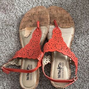 Coach and Four Women's Red Sandals